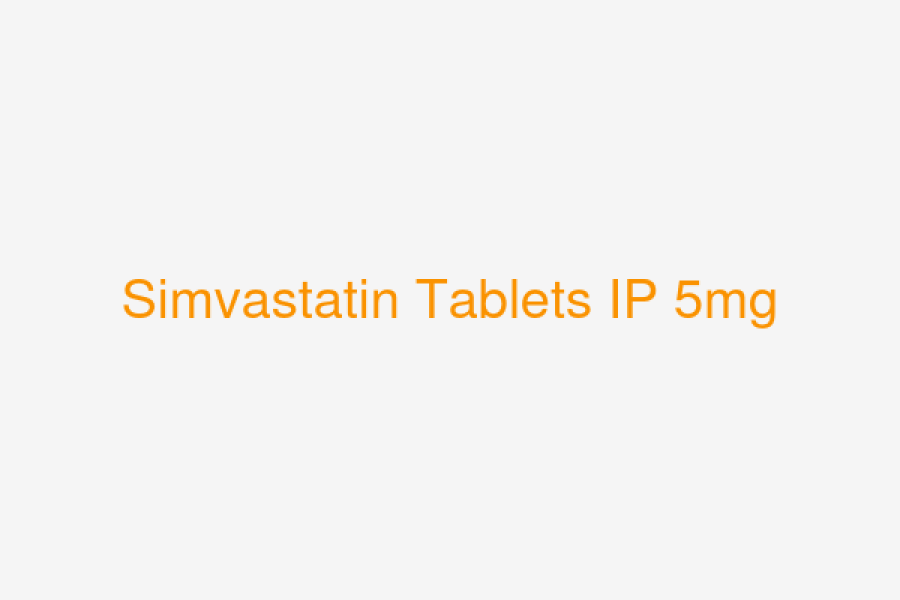 Simvastatin Tablets IP 5mg