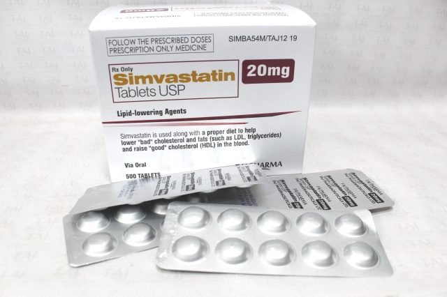Simvastatin Tablets USP 20mg Taj Pharma