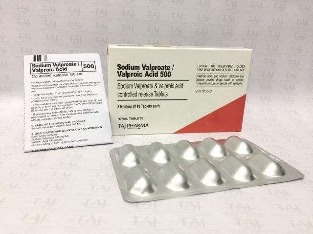Sodium Valproate & Valproic acid Controlled Release Tablets 500mg
