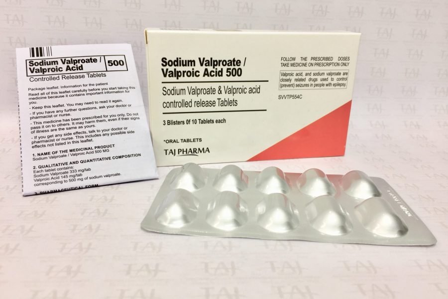 Sodium Valproate & Valproic acid Controlled Release Tablets 500mg