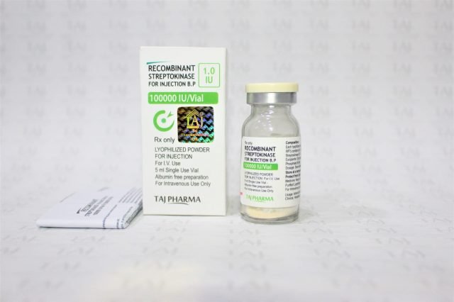 Recombinant Streptokinase for Injection BP 1,00,000 IU (0.1MIU)