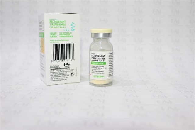 Recombinant Streptokinase for Injection BP 1,00,000 IU (0.1MIU)