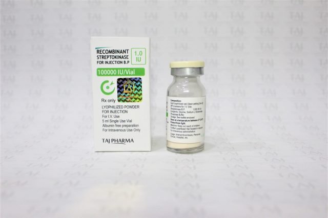 Recombinant Streptokinase for Injection BP 1,00,000 IU (0.1MIU)