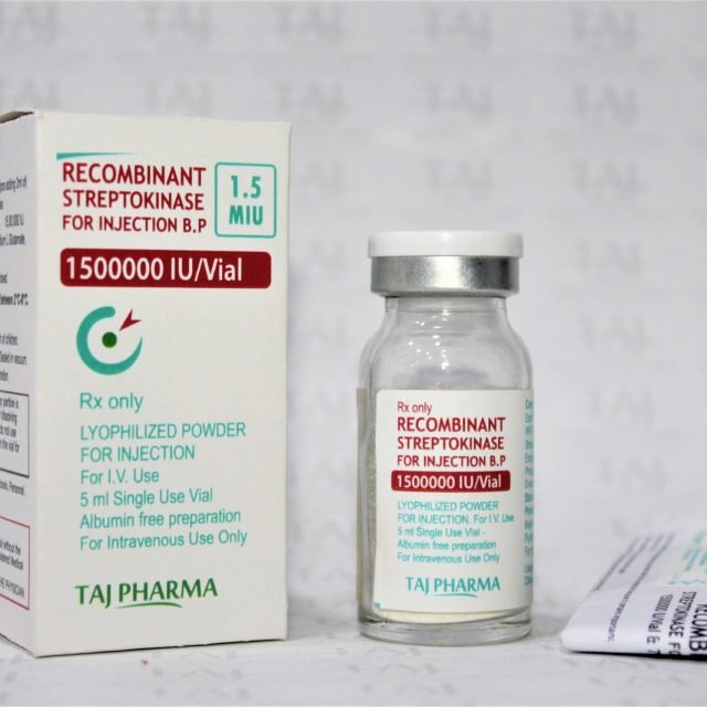 Recombinant Streptokinase for Injection BP 15,00,000IU (1.5MIU)