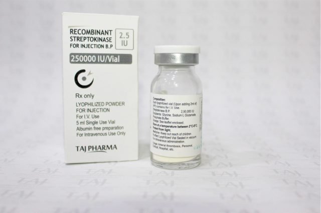 Recombinant Streptokinase for Injection BP 2,50,000IU(0.25MIU)