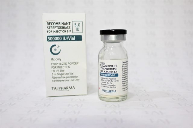 Recombinant Streptokinase for Injection BP 5,00,000 IU (0.5MIU)
