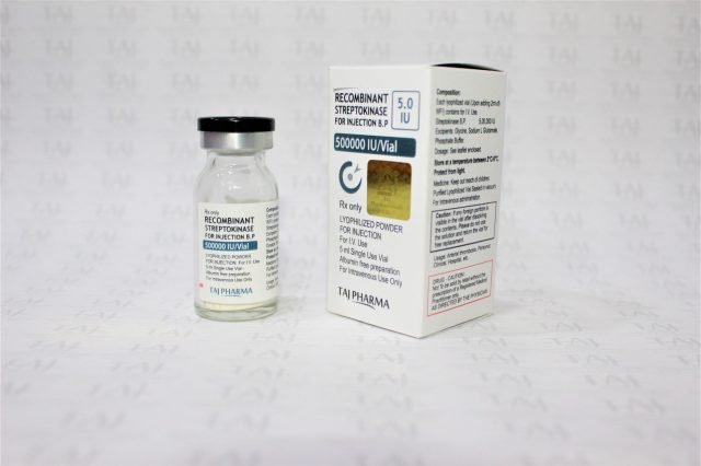 Recombinant Streptokinase for Injection BP 5,00,000 IU (0.5MIU)