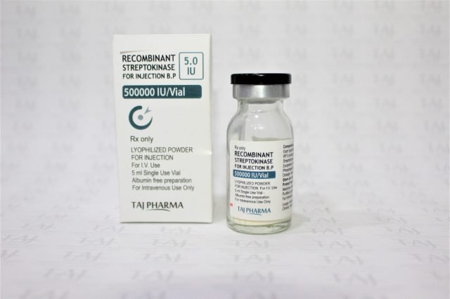 Recombinant Streptokinase for Injection BP 5,00,000 IU (0.5MIU)