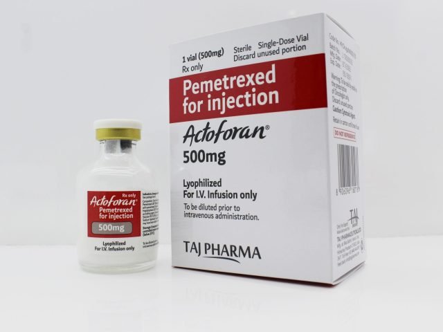 Pemetrexed 500mg powder for concentrate for solution for infusion