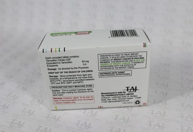 Tamoxifen Citrate Tablets USP 40mg