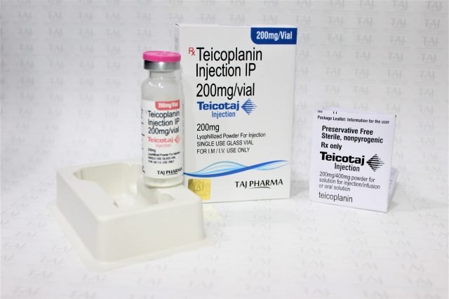 Teicoplanin Injection IP 200mg (Teicotaj)