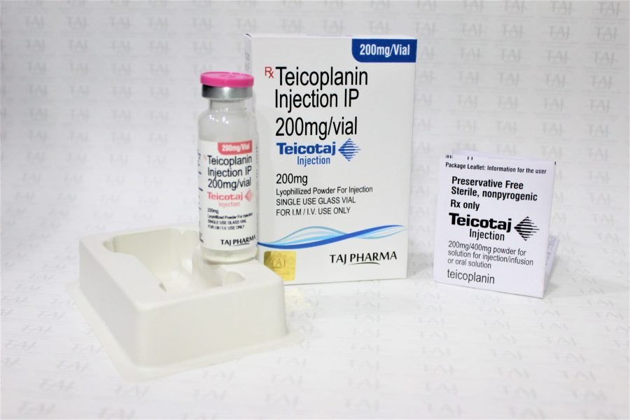 Teicoplanin Injection IP 200mg (Teicotaj)