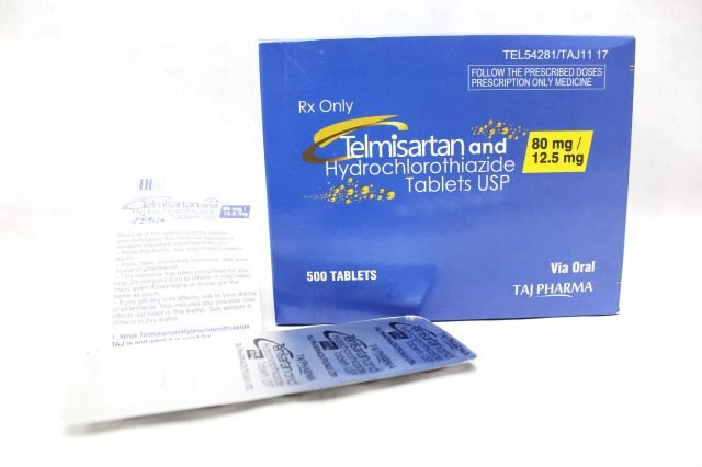 Telmisartan and Hydrochlorothiazide Tablets USP 80mg+12.5mg