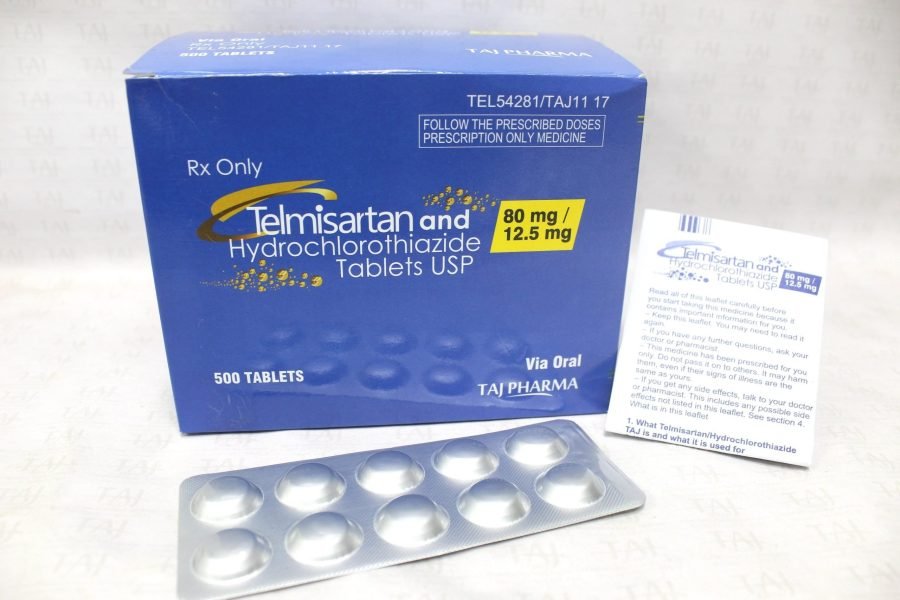 Telmisartan and Hydrochlorothiazide Tablets USP 80mg+12.5mg