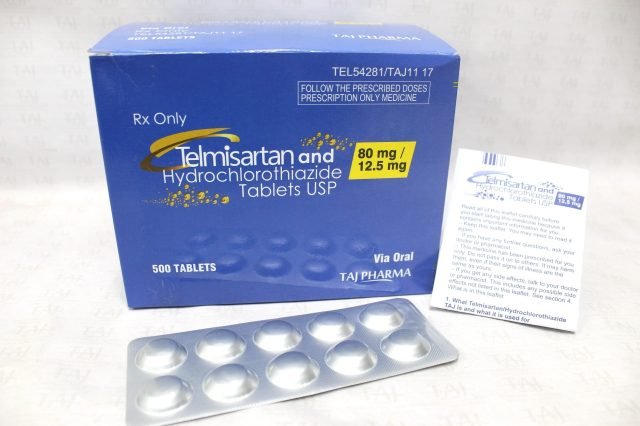 Telmisartan and Hydrochlorothiazide Tablets USP 80mg+12.5mg
