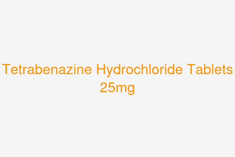 Tetrabenazine Hydrochloride Tablets 25mg
