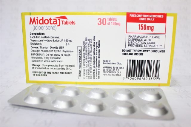 Tolperisone Tablets 150mg