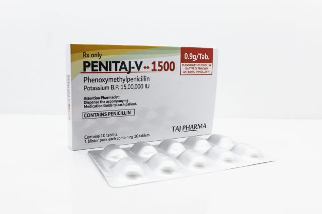 Phenoxymethylpenicillin Tablets BP 15,00,000 I.U.