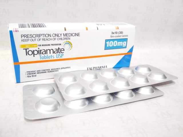 Topiramate Tablets USP 100mg
