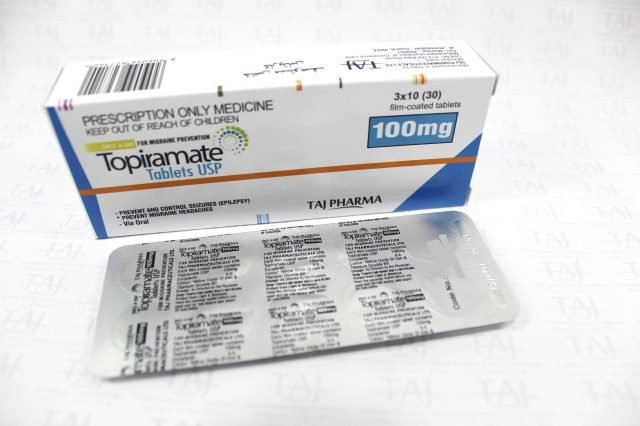 Topiramate Tablets USP 100mg Taj Pharma Mumbai