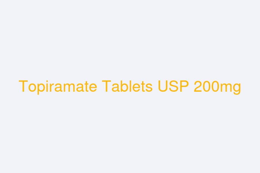 Topiramate Tablets USP 200mg