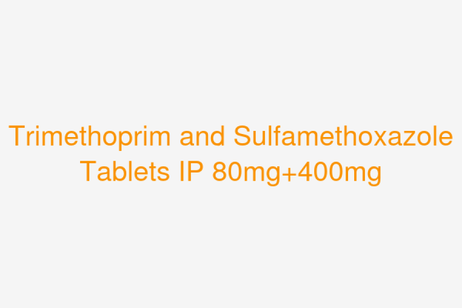 Trimethoprim and Sulfamethoxazole Tablets IP 80mg+400mg
