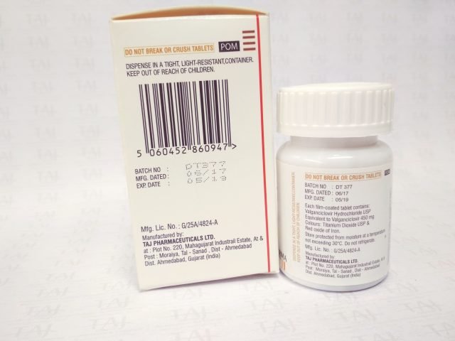 Valganciclovir Tablet USP 450mg 
