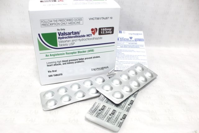 Valsartan and Hydrochlorothiazide Tablets USP 160mg+12.5mg