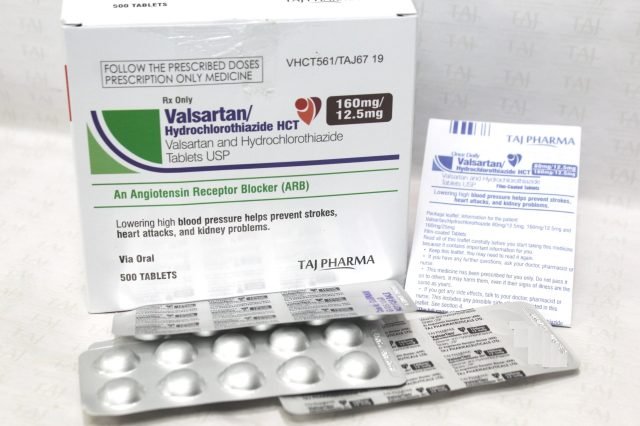 Valsartan and Hydrochlorothiazide Tablets USP 160mg+12.5mg
