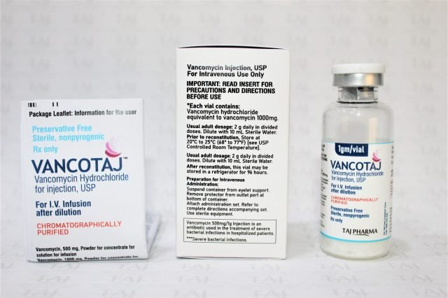 Vancomycin Hydrochloride for Injection USP 1g