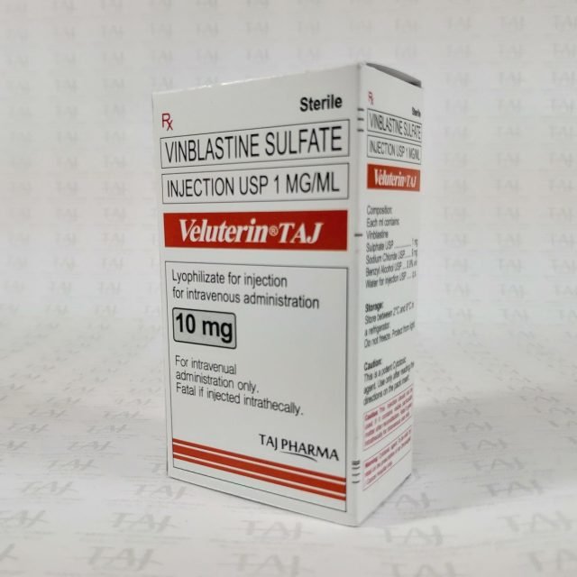 Vinblastine Sulfate 10mg/10ml solution for injection Taj Pharma