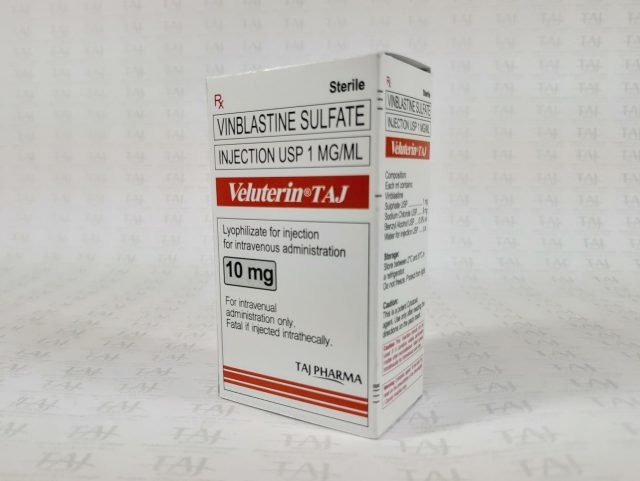 Vinblastine Sulphate Injection 1mg/ml (10mg/10ml) (Veluterin)