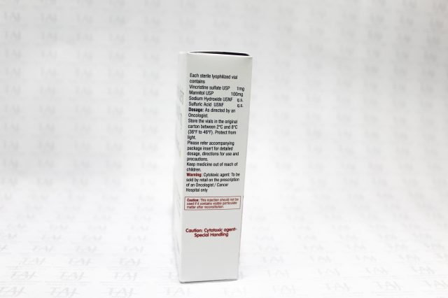 Vincristine Sulfate Injection 1mg Taj Pharma Mumbai