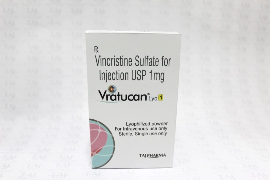 Vincristine Sulfate 1mg USP solution for injection Taj Pharma