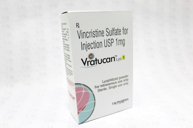 Vincristine Sulfate for Injection 1mg Taj Pharma