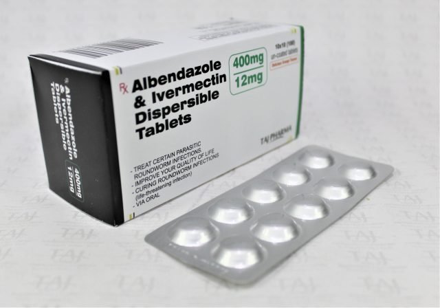 Albendazole & Ivermectin Dispersible Tablet 400mg+12mg