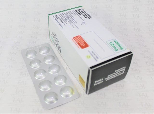 Albendazole & Ivermectin Dispersible Tablet 400mg+12mg