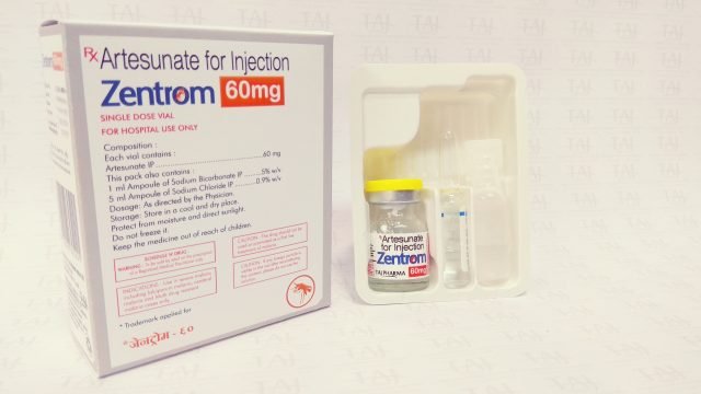 Artesunate for Injection - Zentrom for resistant malaria