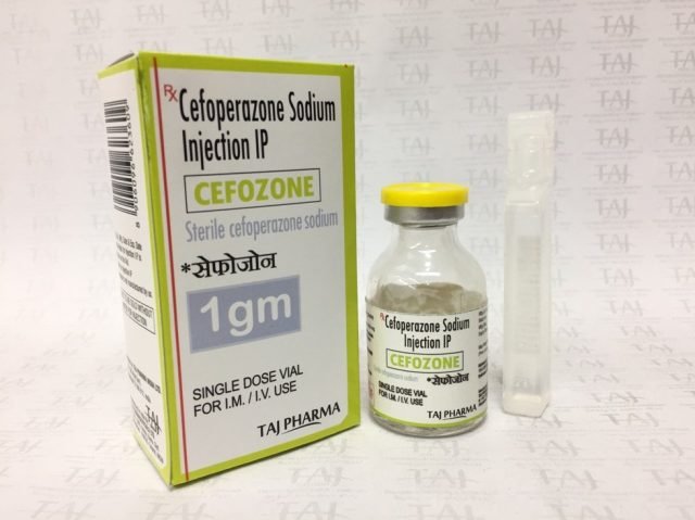 Cefoperazone Sodium Injection 1gm - CEFOZONE 1GM