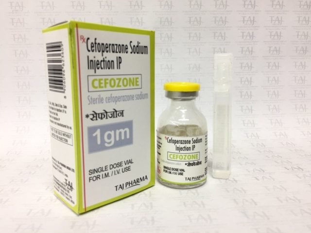 Cefoperazone Sodium Injection 1gm - CEFOZONE 1GM