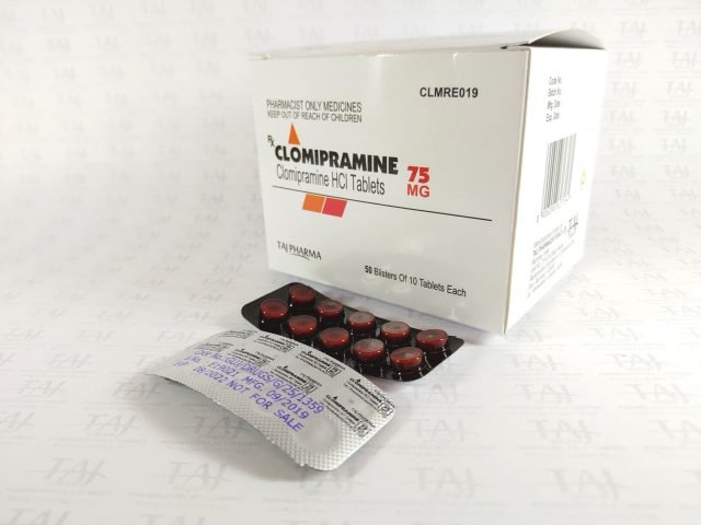 Clomipramine HCl Tablets 75mg Taj Pharma