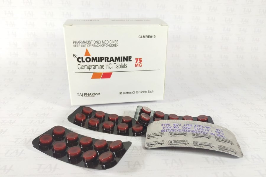 Clomipramine Hydrochloride Tablets 75mg Taj Pharma