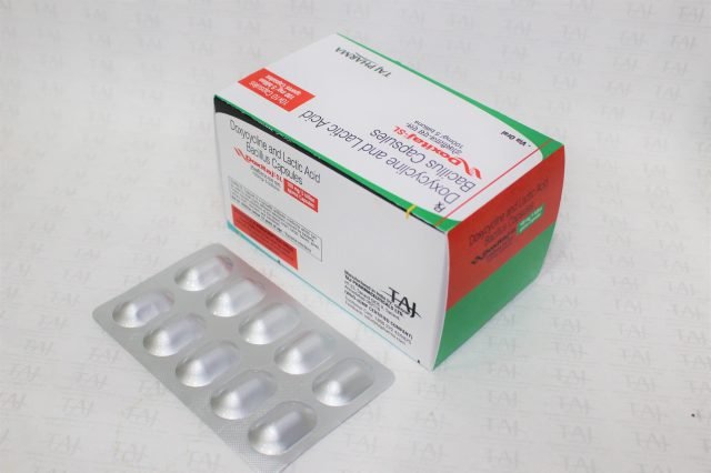 Doxycycline and Lactic Acid Bacillus Capsules 100mg+5 billion