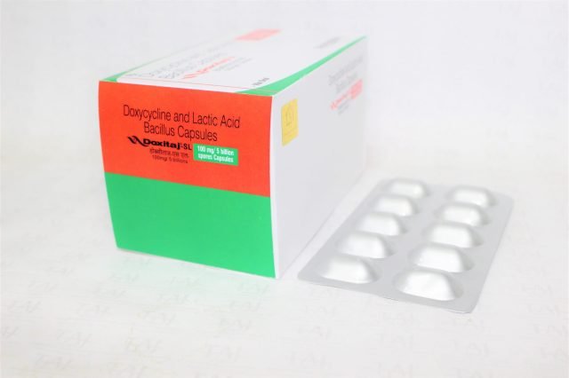 Doxycycline and Lactic Acid Bacillus Capsules 100mg+5 billion