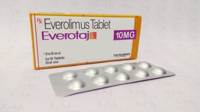 Everolimus Tablets 10mg (EVEROTAJ) Taj Pharma