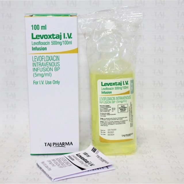 Levofloxacin Intravenous Infusion BP 5mg/ml (Levoxtaj)