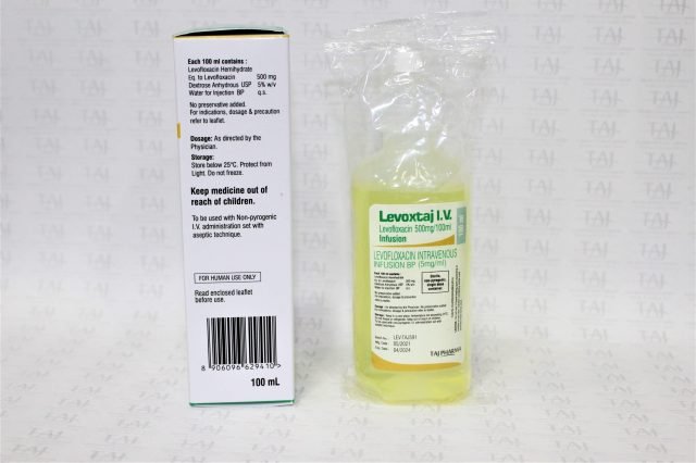Levofloxacin Intravenous Infusion BP 5mg/ml 