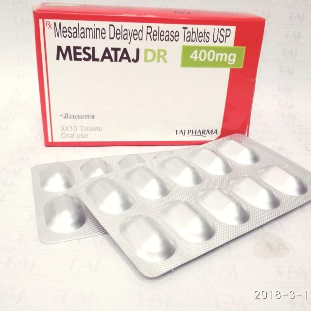 Mesalamine Delayed-Released Tablets USP 400mg Taj Pharma