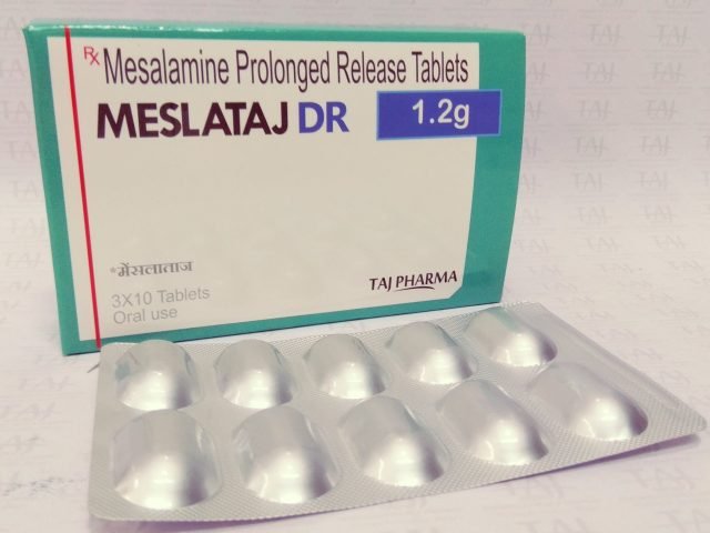 Mesalamine Prolonged Release Tablets IP 1200mg (Meslataj-DR)