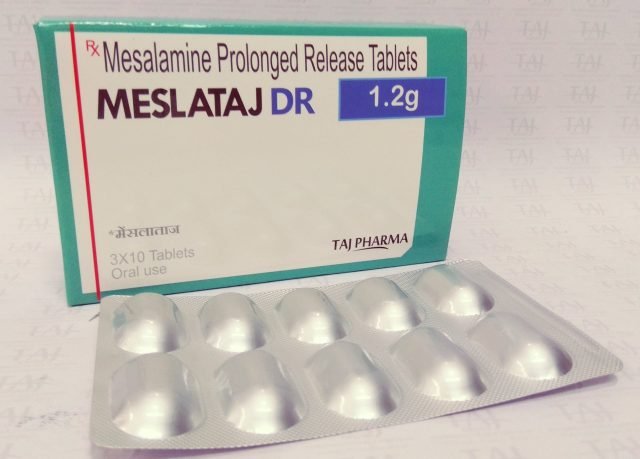 Mesalamine Prolonged Release Tablets IP 1200mg (Meslataj-DR)